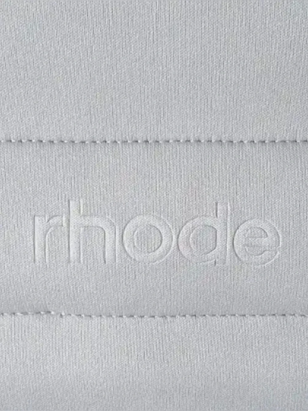 New Rhode Skin Gray Makeup Bubble Bag - Regular Size (not mini)